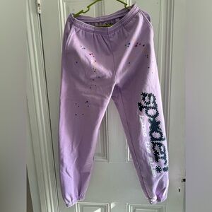Brand new Sp5der Jogger Pant Açaí size Large